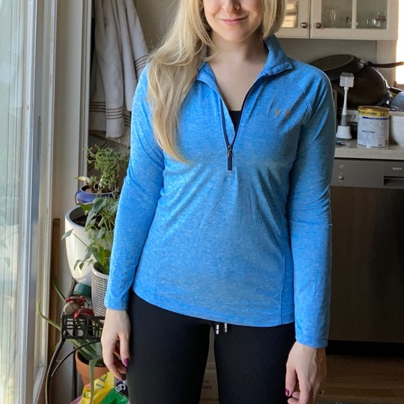 Under Armour Tech Twist Half Zip Running Pullover - Picture 1 of 3